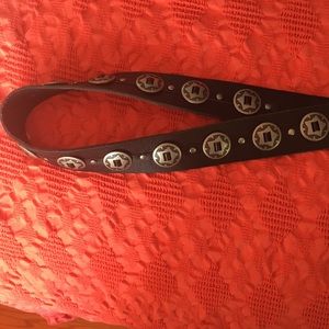Accessories - Real leather black boho concho style belt M Accessories - Real leather black boho concho style belt M